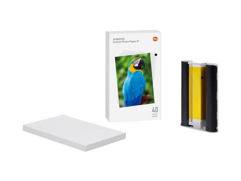Фотобумага, Xiaomi, Instant Photo Paper 6" (40 Sheets), BHR6757GL/SD20, Для фотопринтера Xiaomi Instant Photoprinter 1S, Размер 6", 40 листов, Картридж в комплекте, Глянцева