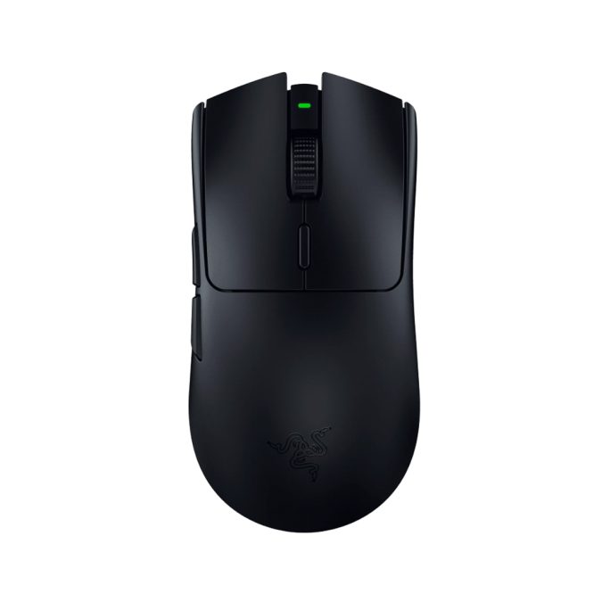 Компьютерная мышь, Razer, Viper V3 HyperSpeed, RZ01-04910100-R3M1, Оптическая 30000dpi (сенсор Focus Pro), 750 IPS, 70G, 58 г, 5 кнопок, Беспроводная, до 80 часов автономной работы, Кабель Speedflex Type-A на Type-C, Прорезиненные противоскользящие накладки на мышь, Чёрная