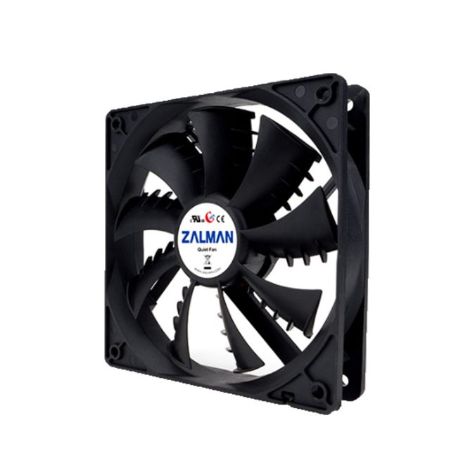 Кулер для компьютерного корпуса, Zalman, ZM-F3 (SF), 120 мм, 1200 об/мин, 23 dBA, 3pin, 120*120*25 мм, Черный