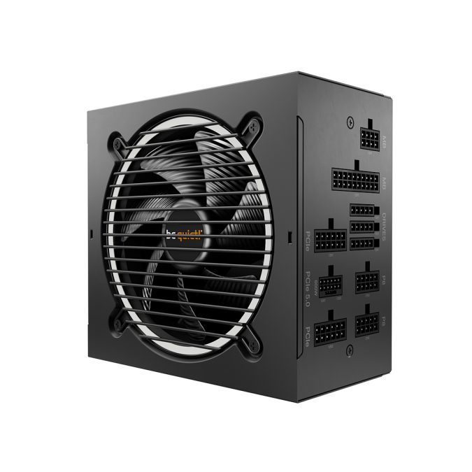 Блок питания, Bequiet!, PURE POWER 12 M 1200W, BN346, 1200W, ATX 3.0, Gold, 20+4 pin, 4+4pin, 8pin, 6*Sata, 2*Molex, 4*PCI-E 6+2-pin, 12VHPWR, Modular, Вентилятор 12см, 160х150х86мм, Чёрный