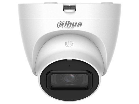 HDCVI видеокамера, Dahua, DH-HAC-HDW1801TLQP-0280B, купольная, 4K Eyeball с ИК-подсветкой