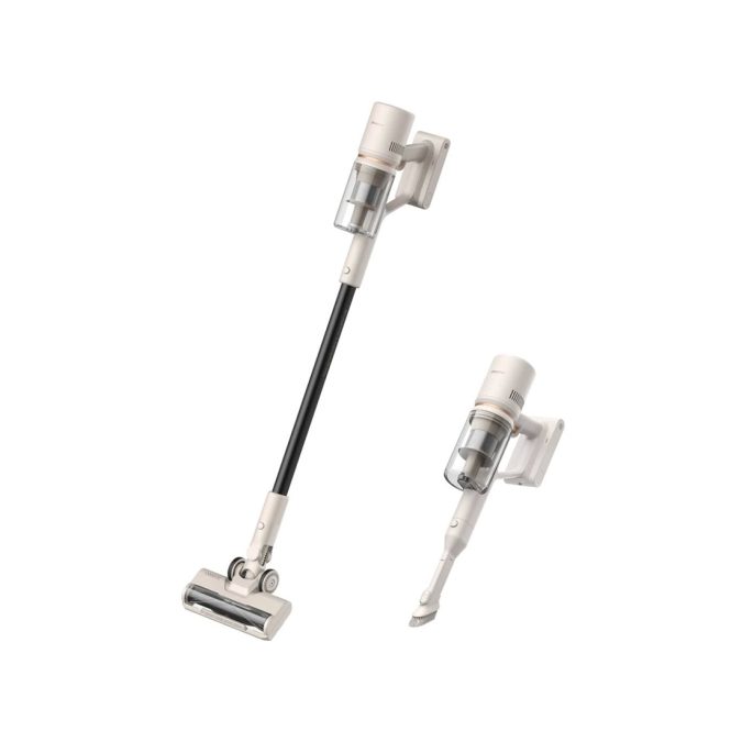 Беспроводной вертикальный пылесос, Dreame, Cordless Vacuum Cleaner U10, VPV20A, Время полной зарядки 3,5ч, Аккумулятор 2000 мАч, Скорость мотора 100000 об/мин, вес продукта 5,1 кг, Пылесборник 500 мл, Сухая уборка, Hepa фильтр, Размер продукта 1250*256*249 мм, Белый
