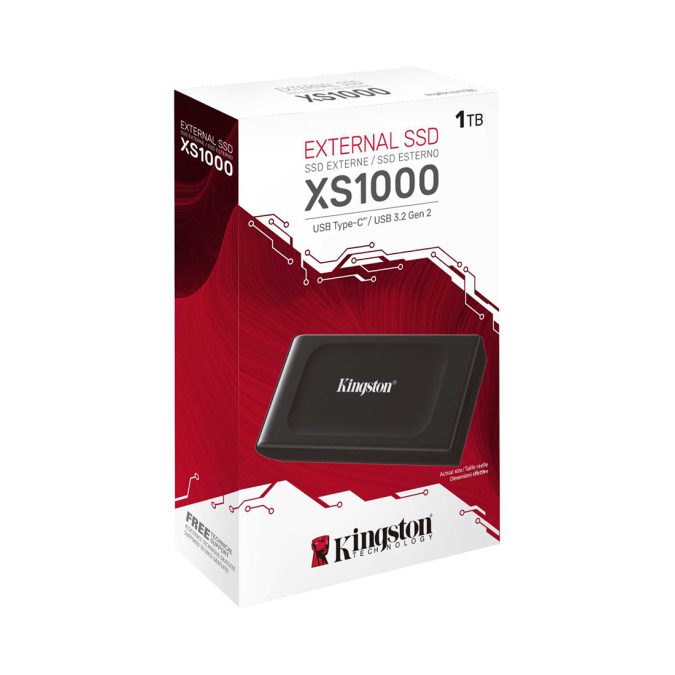 Внешний SSD диск, Kingston, XS1000, SXS1000/1000G, 1TB, USB-C
