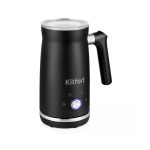 Капучинатор, Kitfort, КТ-785, Мощность 500W, Ёмкость 0.3л, Пластиковый корпус, Вспенивание без нагрева, Вспенивание с нагревом, Плотная пенка с нагревом, Черный