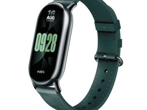 Сменный клетчатый браслет, Xiaomi, Smart Band 8, BHR7308GL, Кожаный, Зелёный