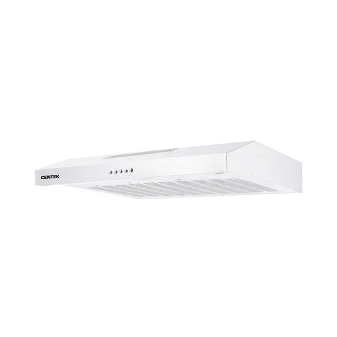 Вытяжка, Centek, CT-1801-50 White, Козырьковая, Ширина 50см, 350 м3*час, 81,5W, 3 скорости, LED, Белый