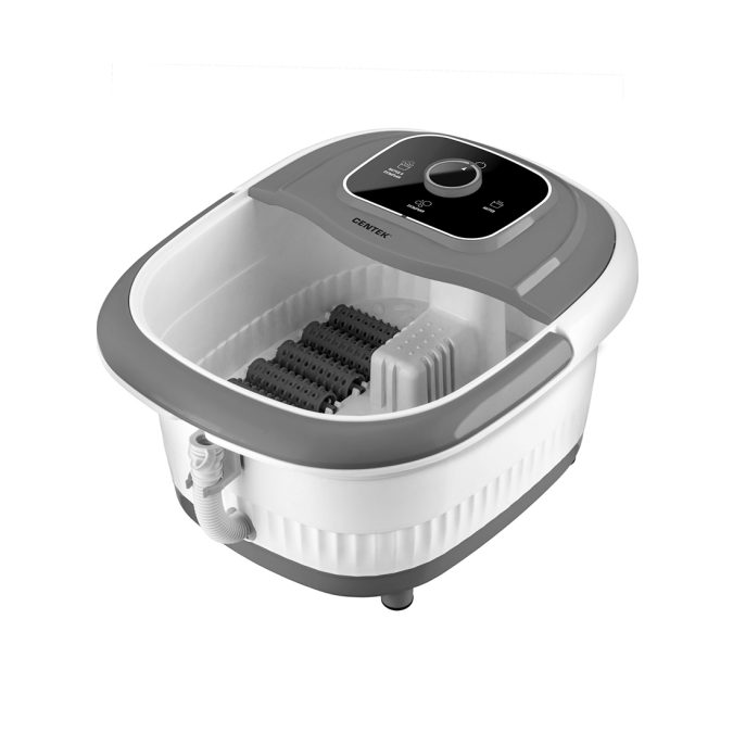 Ванночка для ног, Centek, CT-2602, 325W, 12 роликов, Авто.подогрев воды, Пузырьковый массаж, Роликовый массаж