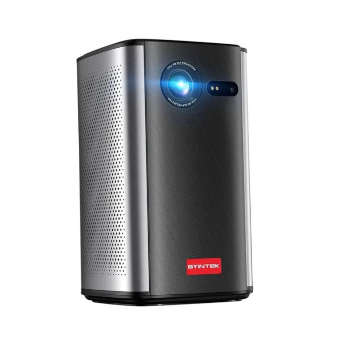 Проектор, BYINTEK, P70, DLP, WVGA, 960*540, 380 люмен, 5000:1, USB 2.0*1, Чёрный