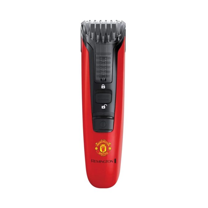 Триммер, Remington, MB4128, Питание от аккумулятора, Длинна стрижки 1.5-18мм, 9 настроек длины стрижки, 1 насадка, Моющаяся, Время автономной работы 40 мин, LED индикация, Красный
