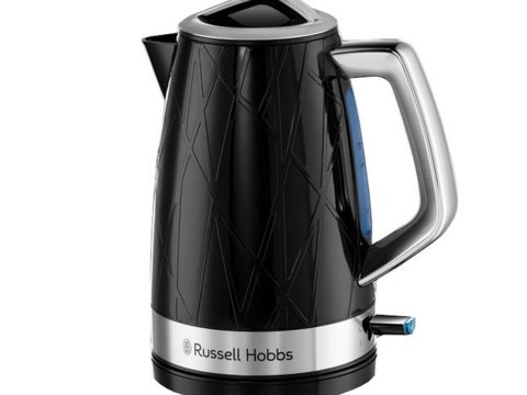 Чайник электрический, Russell Hobbs, 28081-70, Мощность 2400Вт, Объем 1.7л, Пластик, Внутренняя подсветка, Автоотключение: при закипании, при отсутствии воды, при снятии с подставки, Съемная крышка, Черный