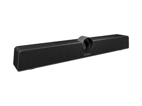 Веб-Камера, iiyama, UC CAM120ULB-1, USB 2.0, 2160p / 30fps, 12Mpx, Микрофон, Крепление: настенное, Чёрный