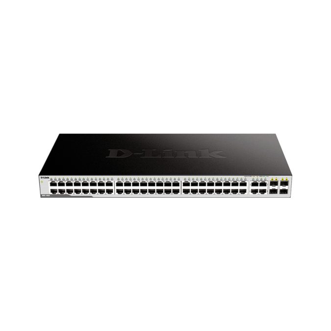 Коммутатор, D-Link, DGS-1052/A3A, Неуправляемый 48 портов 10/100/1000Base-T и 4 комбо-порта 100/1000Base-T/SFP, 1U
