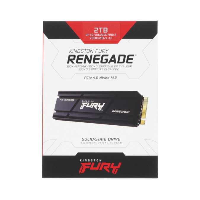 Твердотельный накопитель SSD, Kingston, FURY Renegade SFYRDK/2000G, 2000 GB, M.2 NVMe PCIe 4.0, 7300/7000 Мб/с HeatSink