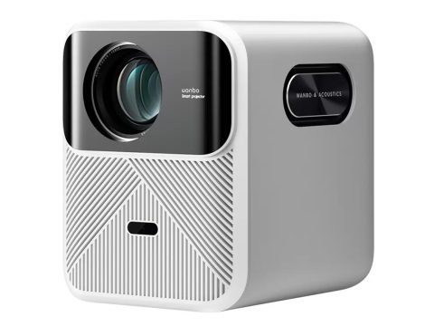 Проектор портативный, Wanbo, Mozart 1, LCD, 1080p, 900 ANSI lm, 3000:1, Android 9.0, Auto Focus, 20000 часов, 2+32G, Wi-Fi 6, Bluetooth 5.0, HDMI*1, USB*2, 3.5mm, DC*1, 8W*2, белый