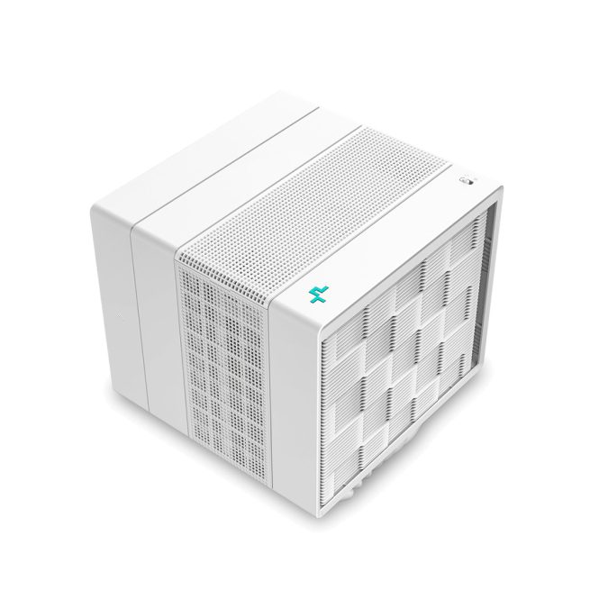 Кулер для процессора, Deepcool, ASSASSIN IV WH R-ASN4-WHNNMT-G, Intel 20хх/1851/1700/1200/15хх и AMD AM5/AM4, 280W, 1*140мм/1*120мм, 500-1350±10% об/м, 79,1 CFM, 29,3 дБА, 4pin, Габариты 144х147х164мм, Белый