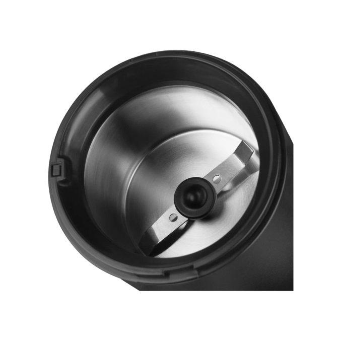 Кофемолка, Redmond, RCG-M1609, Ротационный нож, Вместимость 70 г, 1 степень помола, Блокировка включения при снятой крышке, Защита от перегрева, Черный/металл