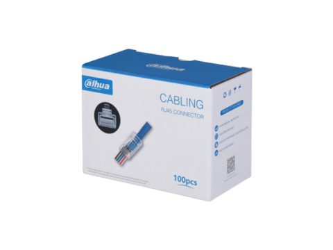 Коннектор телекоммуникационный сквозной, Dahua, DH-PFM976-530-PT, RJ 45, Cat.5e, UTP, (100 штук в упаковке)