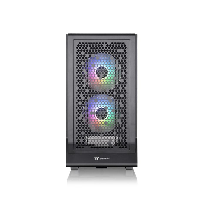 Компьютерный корпус, Thermaltake, Ceres 330 TG ARGB, CA-1Y2-00M1WN-01, Mid-tower, Mini-ITX/M-ATX/ATX/E-ATX, USB 3.0*2, USB 3.2 (Gen 2) Type-C*1, HD Audio/Mic, 2*140мм CT140 ARGB white fan/1*140мм CT140 white fan, Высота процессорного куллера 185мм, Длина VGA до 370мм, 1*3,5"/3*2,5", Сталь, 4мм Закаленное стекло, 475*245*463 мм, Без Б/П, Черный