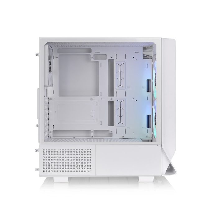 Компьютерный корпус, Thermaltake, Ceres 330 TG ARGB Snow, CA-1Y2-00M6WN-01, Mid-tower, Mini-ITX/M-ATX/ATX/E-ATX, USB 3.0*2, USB 3.2 (Gen 2) Type-C*1, HD Audio/Mic, 2*140мм CT140 ARGB white fan/1*140мм CT140 white fan, Высота процессорного куллера 185мм, Длина VGA до 370мм, 1*3,5"/3*2,5", Сталь, 4мм Закаленное стекло, 475*245*463 мм, Без Б/П, Белый