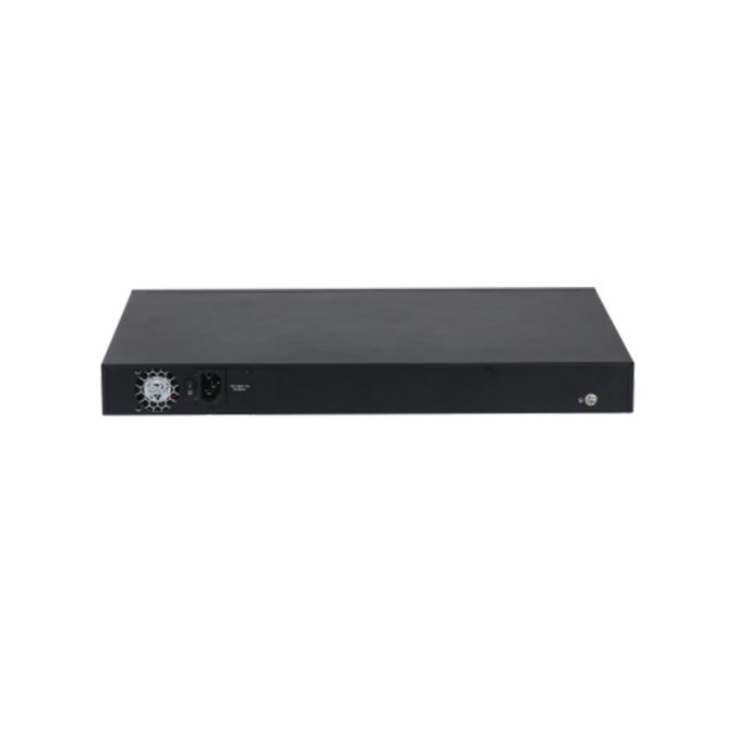 Коммутатор, Dahua, DH-S4228-24GT-240, Управляемый L2, 24  RJ45 10/100/1000 Mbps (802.3af/at, 802.3bt 1-2 порт, 240W), 2  RJ45 10/100/1000 Mbps, 2  SFP 1000 Mbps, стоечный