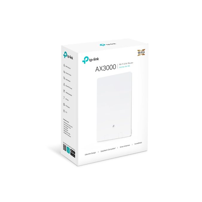 Маршрутизатор, TP-Link, Archer Air R5, IEEE 802.11a/b/g/n/ac/ax, AX3000, Гигабитный порт WAN, Гигабитный порт LAN