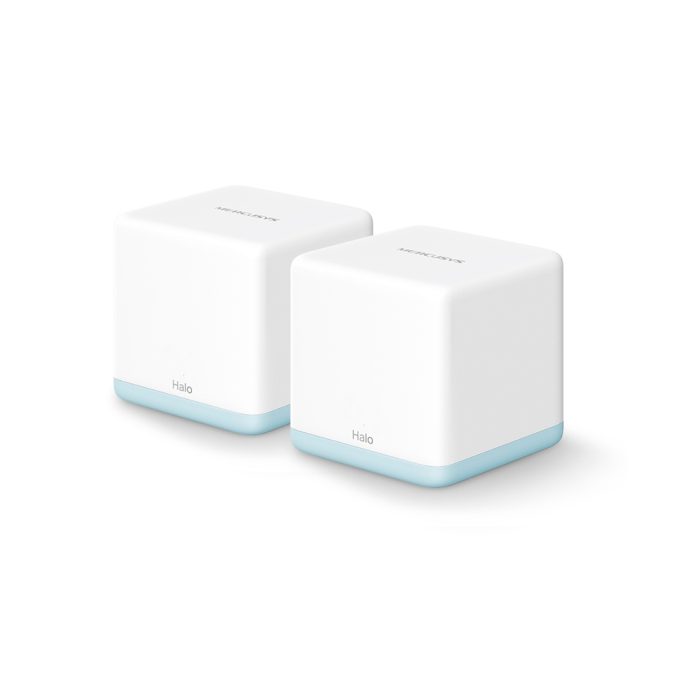 Маршрутизатор, Mercusys, Halo H30(2-pack), WI-FI 5, 802.11a/b/g/n/ac, AC1200, 2 порта 10/100M WAN/LAN, Домашняя Mesh Wi-Fi система (2 модуля в комплекте)