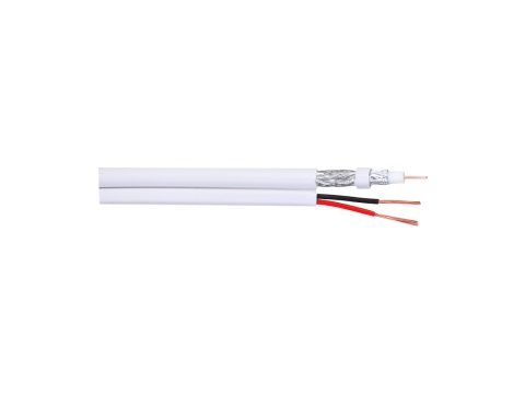 Кабель коаксиальный, Dahua, DH-PFM941I-RG59N/21-100 + 2*0.5 жилы питания, 100 м/б