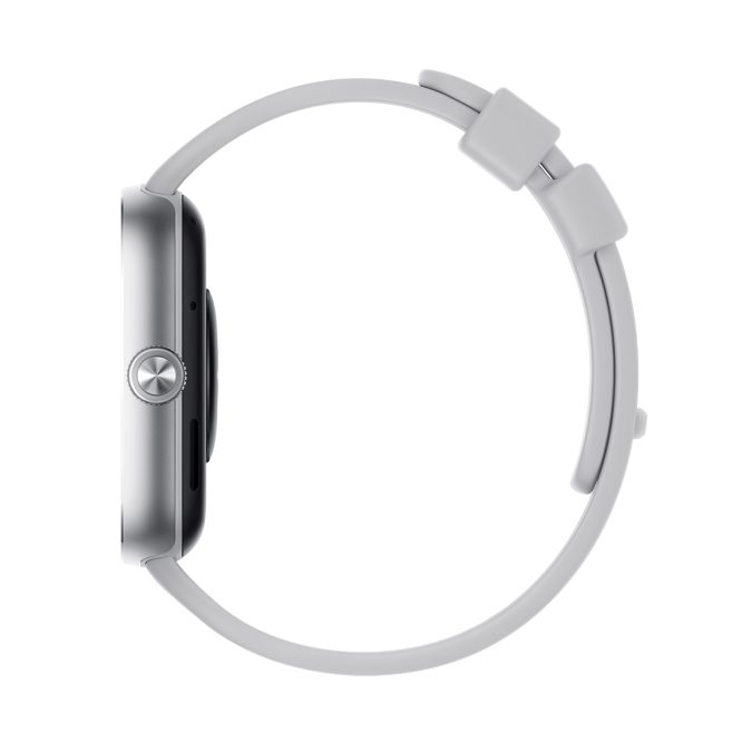 Смарт часы, Xiaomi, Redmi Watch 4, M2315W1 / BHR7848GL, Дисплей 1.97" AMOLED, Разрешение 390 x 450, Водонепроницаемые (5 АТМ), GPS+GLONASS, Galileo, BDS, QZSS, Батарея 470 мАч, Серебристо-серый