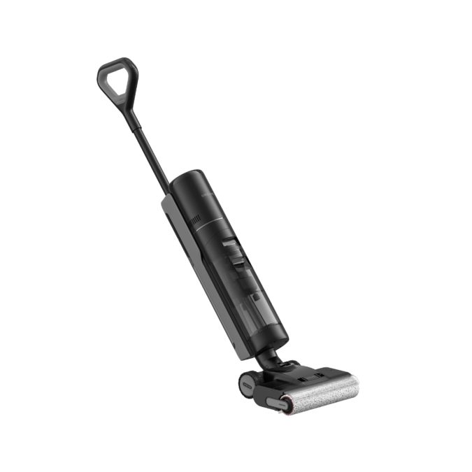 Беспроводной вертикальный пылесос, Dreame, Wet and Dry Vacuum H13 Pro, W2336A, HHR27C, Резервуар для чистой воды: 900 мл, Резервуар для использованной воды: 700 мл, Время работы: 45 минут, Всасывание: 18,000Па, Дисплей: Светодиодный, Двигатель: Бесщеточный, Автоматическое обнаружение загрязнений, Сушка горячим воздухом: 30 мин, Черный