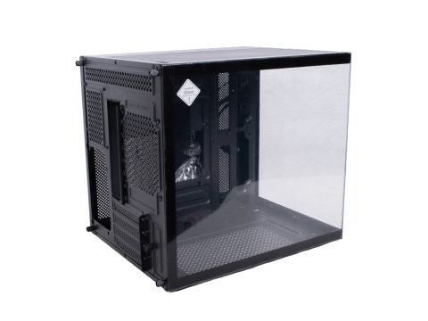 Компьютерный корпус, XG, Cube, Mini-ITX, Micro-ATX , USB 2.0x1, USB 3.0x1, Высота процессорного кулера 157мм, Длина VGA до 320мм, 2*3.5"/2*2.5", Толщина 0.4мм, Без Б/П, Стекло,Черный