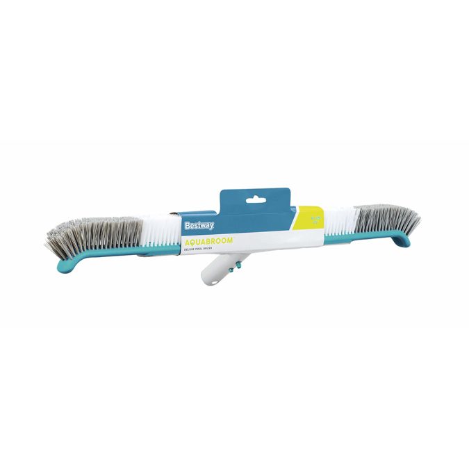 Насадка-щетка для чистки бассейна AquaBroom Deluxe 63.5 см, BESTWAY, 58658, Пластик/метал, Диаметр крепления 30мм, Голубой, Пакет