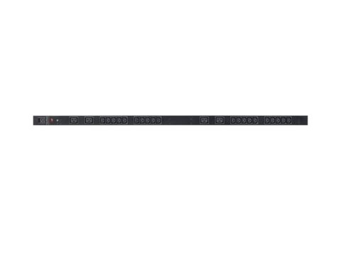 Блок распределения питания, CyberPower PDU20BVHVIEC24F (240В), Серия Basic, Входной разъем IEC C20 x1, Выходной разъем IEC C19 x 4 IEC C13 x 20, Длина кабеля 3,05 м, Высота: 0U