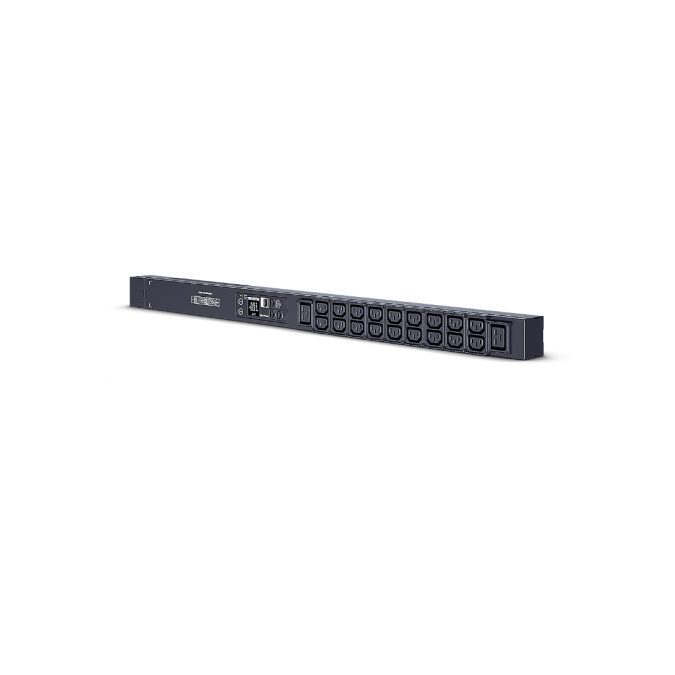 Блок распределения питания, CyberPower PDU31414 (240), Серия Monitored, Входной разъем: IEC 60309 16A x 1, Выходной разъем IEC C19 x 2/IEC C13 x 18, Длина кабеля 3,05 м, Высота: 0U