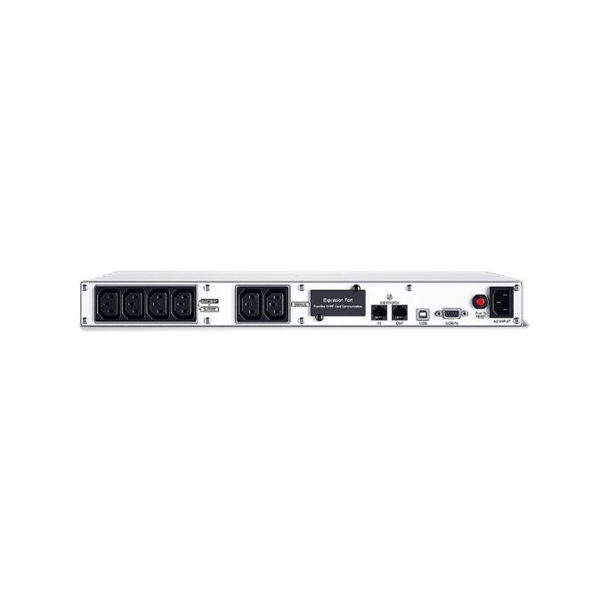Источник бесперебойного питания, CyberPower, OR1500ERM1U-RU, Мощность 1500ВА/900Вт, OR-серия, Линейно-интерактивный, Стоечный 1U, LCD/Smart/USB/RS232/RJ11/RJ45,AVR: 160-263В, АКБ 6В/9Ач*4 шт., Вых: 6xIEC C13, Чёрный
