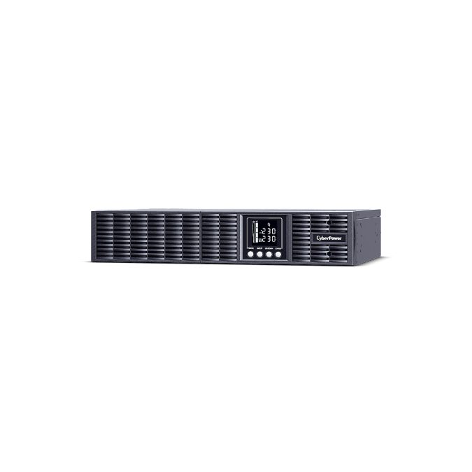 Источник бесперебойного питания, CyberPower, PLT1500ELCDRT2U, Мощность 1500ВА/1350Вт, PLT-серия, Линейно-интерактивный, Стоечный 2U, LCD/USB/RS232/EPO, AVR: 160-290В, АКБ 12В/7Ач*4 шт, Вых: 8xIEC C13, Чёрный