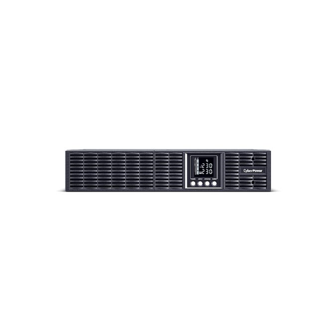 Источник бесперебойного питания, CyberPower, PLT1500ELCDRT2U, Мощность 1500ВА/1350Вт, PLT-серия, Линейно-интерактивный, Стоечный 2U, LCD/USB/RS232/EPO, AVR: 160-290В, АКБ 12В/7Ач*4 шт, Вых: 8xIEC C13, Чёрный