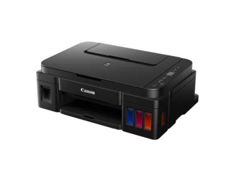 Цветное МФУ, Canon, Pixma G2416, 2313C053AB, Струйное, A4, 8,8 изобр./мин. (A4), Чернила GI-490, СНПЧ, Подача 100 листов, Планшетный сканер, 19 сек., ЖК-экран 1,2", USB 2.0