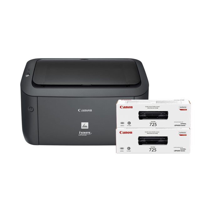 Принтер, Canon, i-SENSYS LBP6030B BUNDLE, 8468B042AA, Лазерный, A4, 18 стр./мин., Подача 150 листов, 400 МГц CPU, 32 МБ RAM, USB 2.0