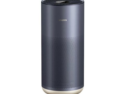 Очиститель воздуха, Smartmi, Air Purifier 2 (KQJHQ02ZM/AP5070DBEU), Фильтр HEPA 13-го класса, CADR - 380 м/ч, CADR TVOC - 100 м/ч, УФ антибактериальная лампа, OLED дисплей, Обслуживаемая площадь 48 м, 40 Вт, Синий