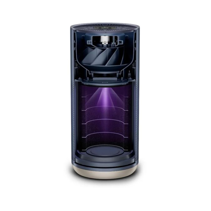 Очиститель воздуха, Smartmi, Air Purifier 2 (KQJHQ02ZM/AP5070DBEU), Фильтр HEPA 13-го класса, CADR - 380 м/ч, CADR TVOC - 100 м/ч, УФ антибактериальная лампа, OLED дисплей, Обслуживаемая площадь 48 м, 40 Вт, Синий