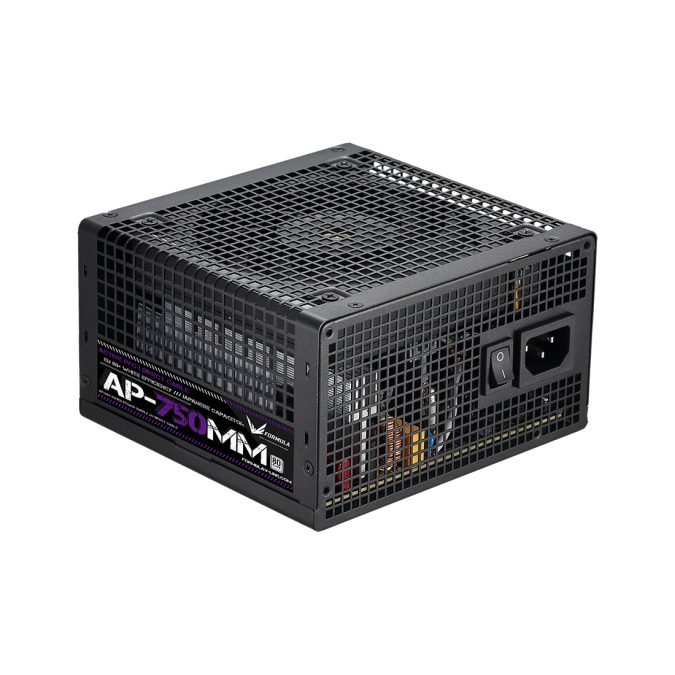 Блок питания, Formula V, AP-750MM, 750W, ATX, APFC, 20+4 pin, 2*4+4pin, 6*Sata, 2*Molex, 2*PCI-E 6+2 pin, Вентилятор 12см, Кабель питания, Чёрный