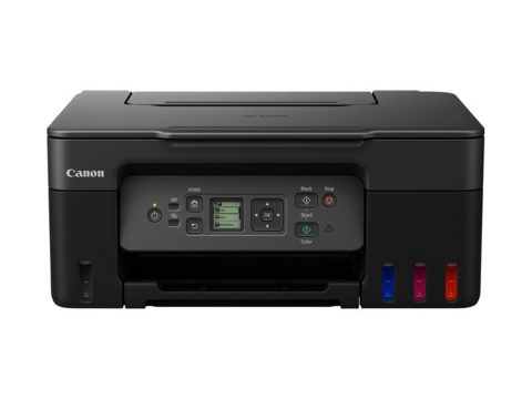 Цветное МФУ, Canon, Pixma G3470, 5805C009AA, Струйное, A4, 11 изобр./мин. (A4), Чернила GI-41, СНПЧ, Подача 100 листов, Планшетный сканер, 1,5 мс/линия, ЖК-экран 1,35", USB 2.0, Wi-Fi, черный