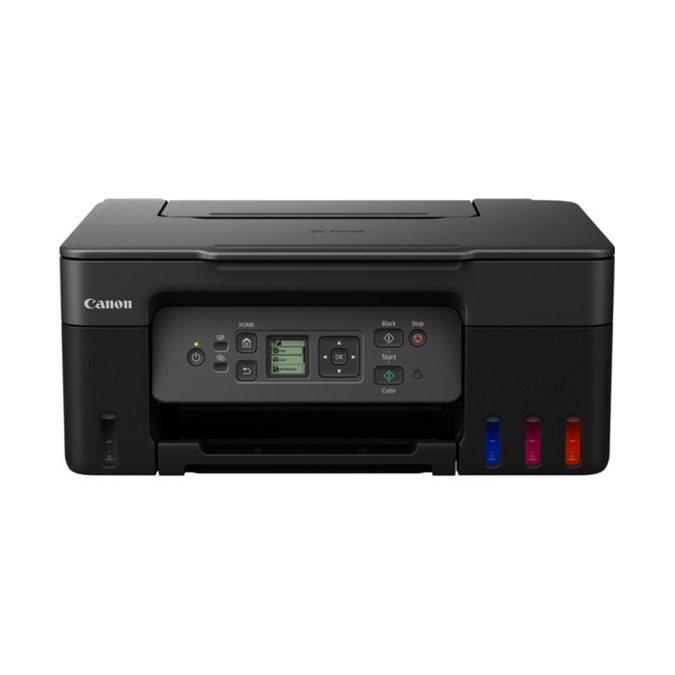 Цветное МФУ, Canon, Pixma G3470, 5805C009AA, Струйное, A4, 11 изобр./мин. (A4), Чернила GI-41, СНПЧ, Подача 100 листов, Планшетный сканер, 1,5 мс/линия, ЖК-экран 1,35", USB 2.0, Wi-Fi, черный