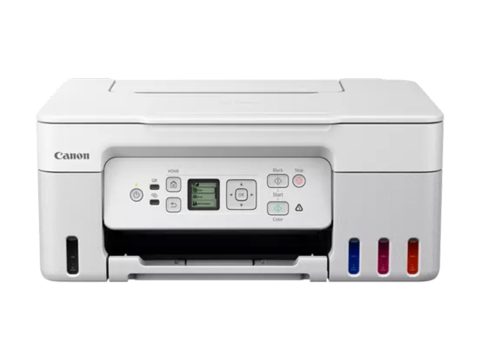 Цветное МФУ, Canon, Pixma G3470, 5805C029AA, Струйное, A4, 11 изобр./мин. (A4), Чернила GI-41, СНПЧ, Подача 100 листов, Планшетный сканер, 1,5 мс/линия, ЖК-экран 1,35", USB 2.0, Wi-Fi, белый