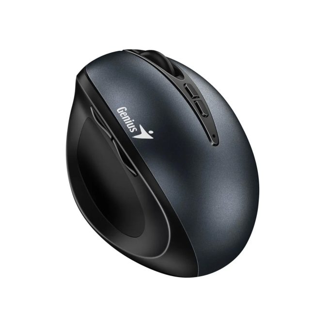 Компьютерная мышь, Genius, Ergo 8300S, 3D, Оптическая, 1600dpi, Беcпроводная 2.4ГГц, Встроенный аккумулятор, Серый