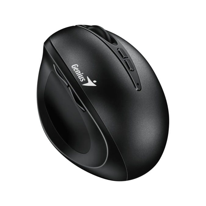 Компьютерная мышь, Genius, Ergo 8300S, 3D, Оптическая, 1600dpi, Беcпроводная 2.4ГГц, Встроенный аккумулятор, Черный