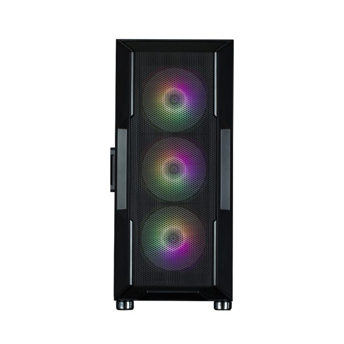 Компьютерный корпус, Zalman, i3 NEO ARGB Black, Mid- Tower, ATX/m-ATX /Mini-ITX, USB2.0*1/ USB3.0*2, Audio/Mic, Кулер 4*12см ARGB LED, Высота процессорного куллера до 160 мм, Длина VGA до 355 мм, Количество отсеков 2*3.5"/3*2.5", 422*219*484 мм, Без Б/П, Черный