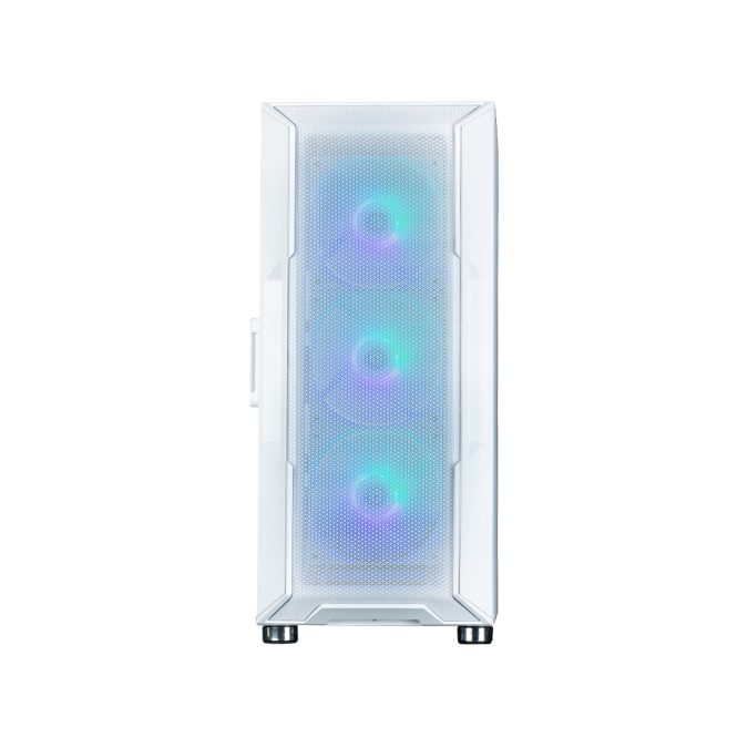 Компьютерный корпус, Zalman, i3 NEO ARGB White, Mid- Tower, ATX/m-ATX /Mini-ITX, USB2.0*1/ USB3.0*2, Audio/Mic, Кулер 4*12см ARGB LED, Высота процессорного куллера до 160 мм, Длина VGA до 355 мм, Количество отсеков 2*3.5"/3*2.5", 422*219*484 мм, Без Б/П, Белый