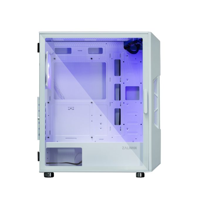 Компьютерный корпус, Zalman, i3 NEO ARGB White, Mid- Tower, ATX/m-ATX /Mini-ITX, USB2.0*1/ USB3.0*2, Audio/Mic, Кулер 4*12см ARGB LED, Высота процессорного куллера до 160 мм, Длина VGA до 355 мм, Количество отсеков 2*3.5"/3*2.5", 422*219*484 мм, Без Б/П, Белый
