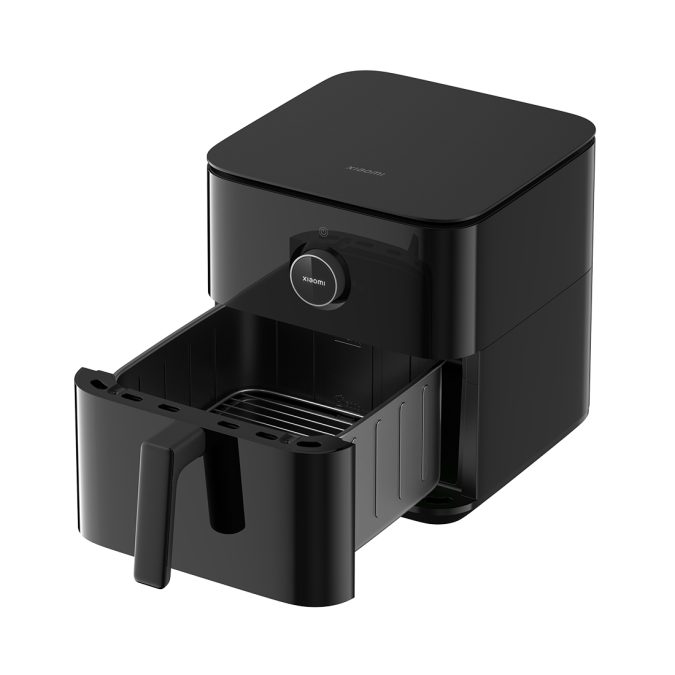 Аэрогриль, Xiaomi, Smart Air Fryer 6.5L (MAF10 /BHR7357EU), Объем чаши 6.5 л, Мощность 1800 Вт, Диапазон температуры 40°-220°, Конвекционный нагрев на 360, OLED дисплей, Поддержание температуры, Управление через приложение, Черный